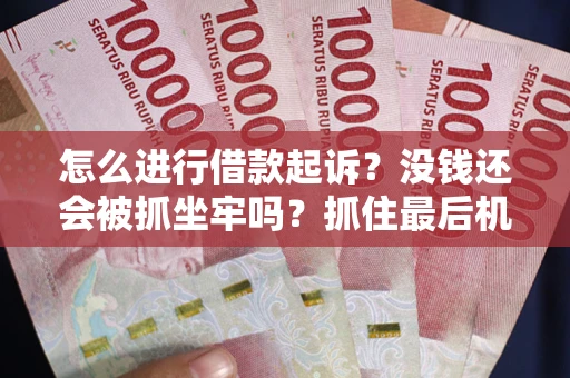 济南怎么进行借款起诉？没钱还会被抓坐牢吗？抓住最后机会！