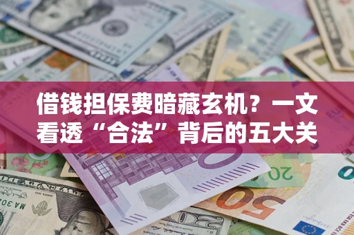 济南借钱担保费暗藏玄机？一文看透“合法”背后的五大关键陷阱