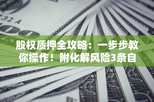 济南股权质押全攻略：一步步教你操作！附化解风险3条自救法则